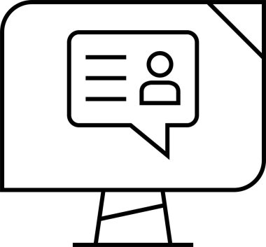 SMS ve Metin konuşma ikonu vektör illüstrasyonu