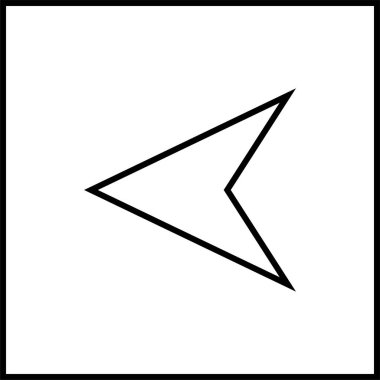 kullanıcı arayüzü ok simgesi, vektör illüstrasyonu