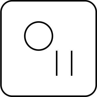 Soyut simge şablonu, vektör illüstrasyonu