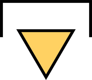 kullanıcı arayüzü ok simgesi, vektör illüstrasyonu