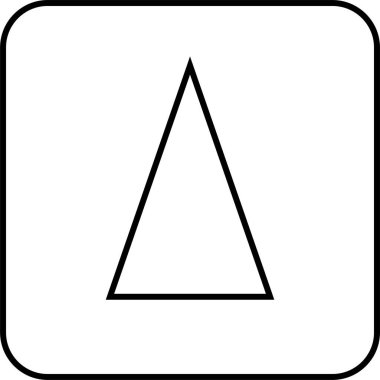 Soyut simge şablonu, vektör illüstrasyonu