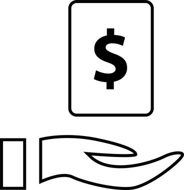 Gayrimenkul simgesinin vektör illüstrasyonu