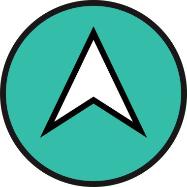 kullanıcı arayüzü ok simgesi, vektör illüstrasyonu