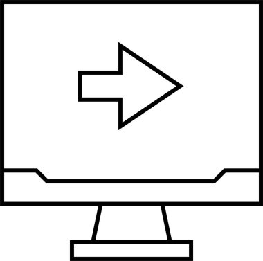 Basit web bilgi simgesi, vektör illüstrasyonu