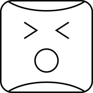 emoji yüz vektör illüstrasyonu