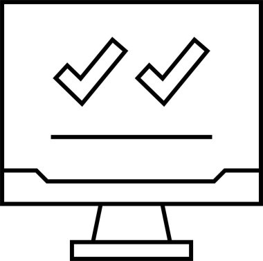 Basit web bilgi simgesi, vektör illüstrasyonu