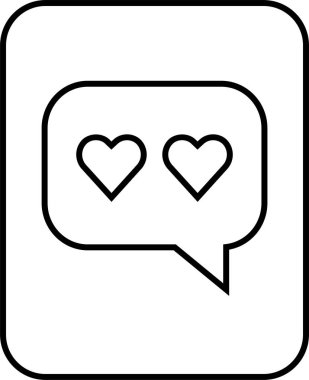 SMS ve Metin konuşma ikonu vektör illüstrasyonu