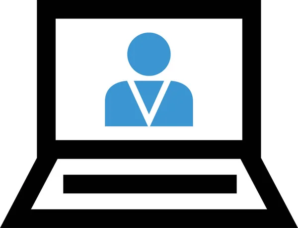 Icône Profil Utilisateur Illustration Vectorielle — Image vectorielle