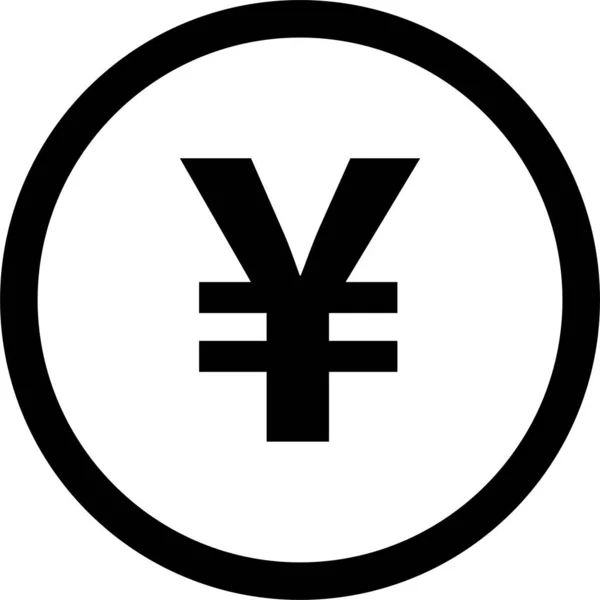 Yen Symbol Vektor Illustration — Stockvektor