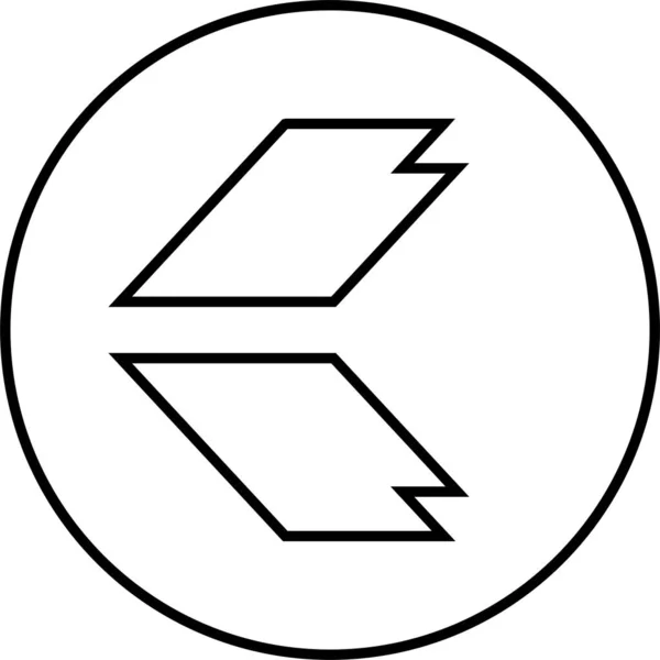 Pfeil Symbol Der Benutzeroberfläche Vektorillustration — Stockvektor