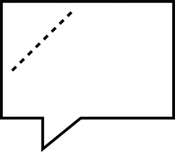 Sms Text Speech Icon Vector Illustration — Stock Vector
