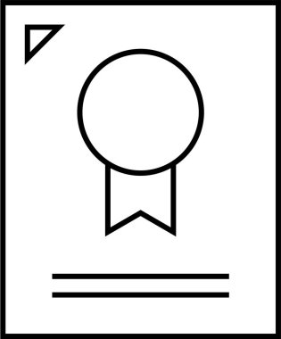 iş raporu, mali rapor simgesi, vektör illüstrasyonu