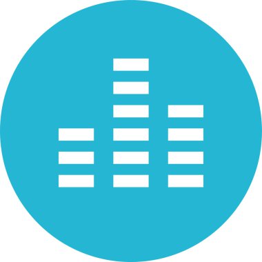 Ses ve vektör illüstrasyonunun basit simgesi