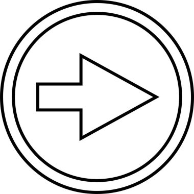 kullanıcı arayüzü ok simgesi, vektör illüstrasyonu