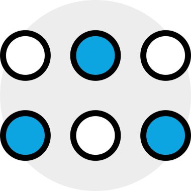 Soyut simge şablonu, vektör illüstrasyonu