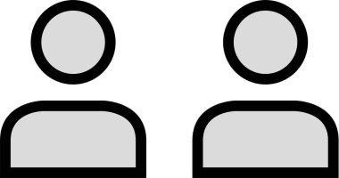 kullanıcı profili simgesi, vektör illüstrasyonu