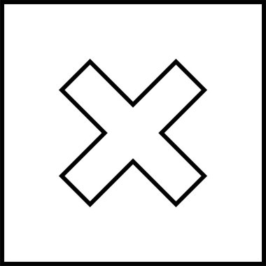 Soyut simge şablonu, vektör illüstrasyonu