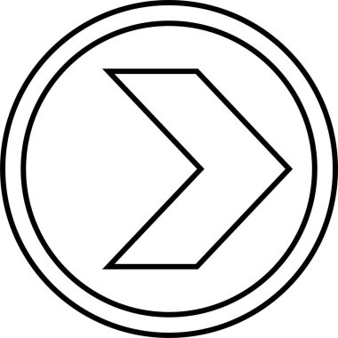 kullanıcı arayüzü ok simgesi, vektör illüstrasyonu