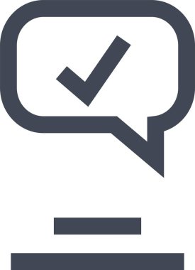 konuşma kabarcığı vektör çizimi