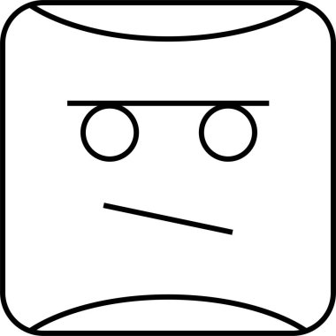 emoji yüz vektör illüstrasyonu