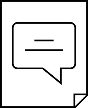 SMS ve Metin konuşma ikonu vektör illüstrasyonu