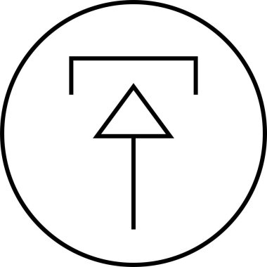 kullanıcı arayüzü ok simgesi, vektör illüstrasyonu