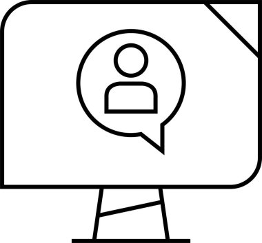 SMS ve Metin konuşma ikonu vektör illüstrasyonu