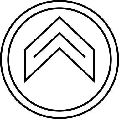 kullanıcı arayüzü ok simgesi, vektör illüstrasyonu