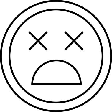 emoji yüz vektör illüstrasyonu