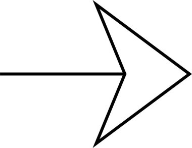 navigasyon simgesi işaret vektör çizimi