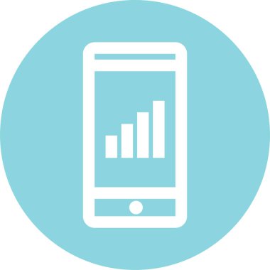 grafik ikonu vektör illüstrasyonu 