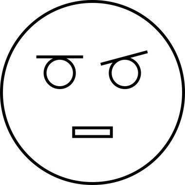 emoji yüz vektör illüstrasyonu