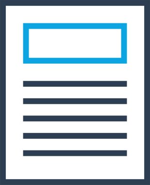 Web arayüzü simgesi, vektör illüstrasyonu