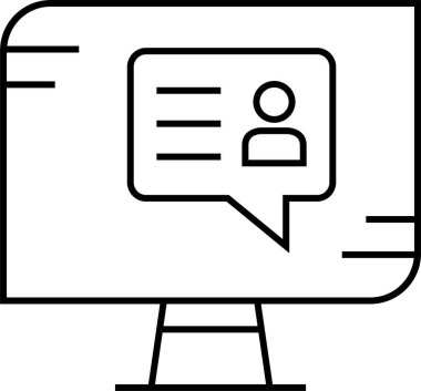 SMS ve Metin konuşma ikonu vektör illüstrasyonu