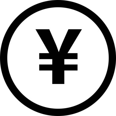 yen simge vektör illüstrasyonu