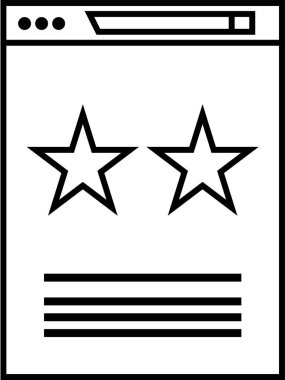 Basit web bilgi simgesi, vektör illüstrasyonu