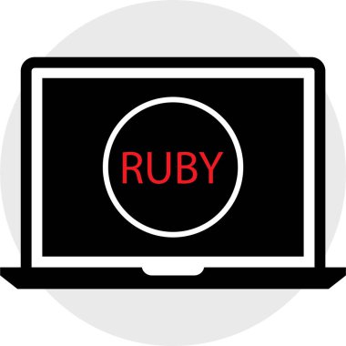 Web Geliştirme Simgesi. Simge programlanıyor. Yazılım Dev Simgesi, Vektör illüstrasyonu