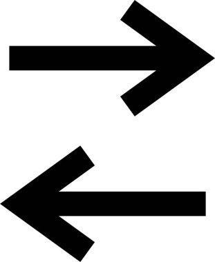 kullanıcı arayüzü ok simgesi, vektör illüstrasyonu