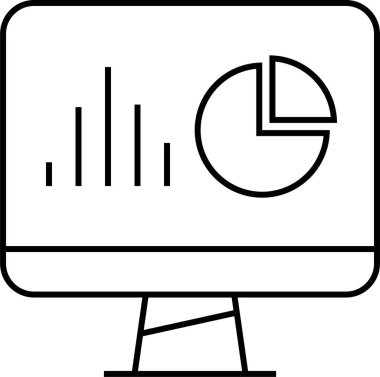 Basit web bilgi simgesi, vektör illüstrasyonu