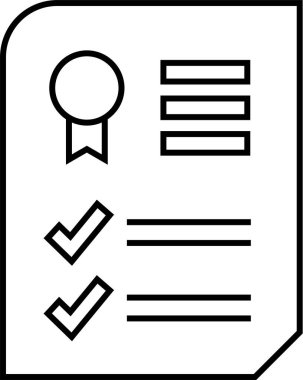 iş raporu, mali rapor simgesi, vektör illüstrasyonu