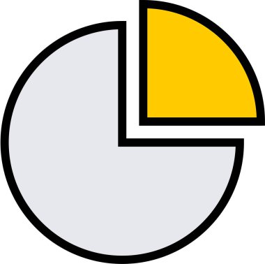 Pasta çizelgesi. Web simgesi