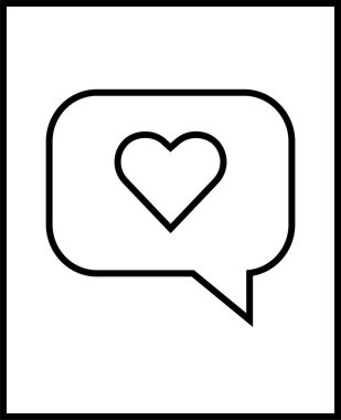 SMS ve Metin konuşma ikonu vektör illüstrasyonu