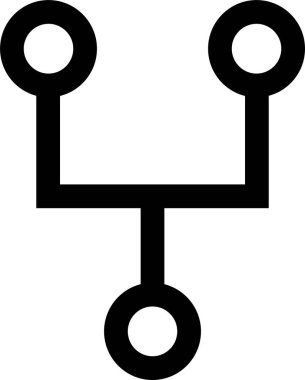 hiyerarşi. Web simgesi basit illüstrasyon