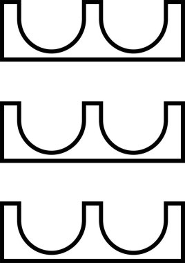 Mısır kültürü işaret vektör illüstrasyonu