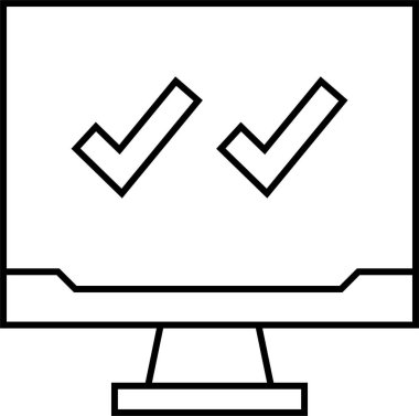 Basit web bilgi simgesi, vektör illüstrasyonu