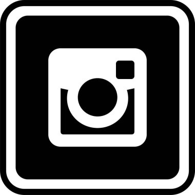 Sosyal medya instagramı, vektör illüstrasyonu