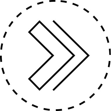 kullanıcı arayüzü ok simgesi, vektör illüstrasyonu