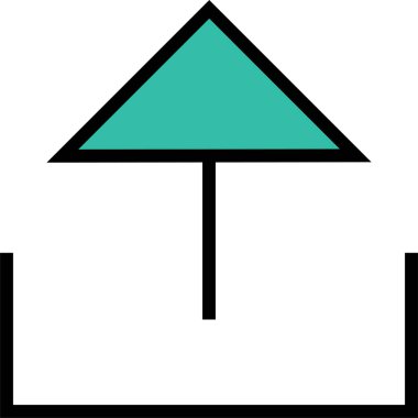 kullanıcı arayüzü ok simgesi, vektör illüstrasyonu