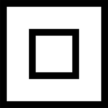 Soyut simge şablonu, vektör illüstrasyonu