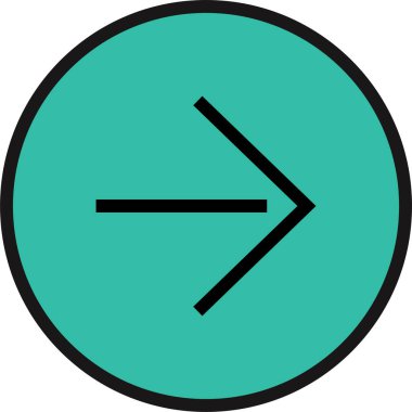 kullanıcı arayüzü ok simgesi, vektör illüstrasyonu